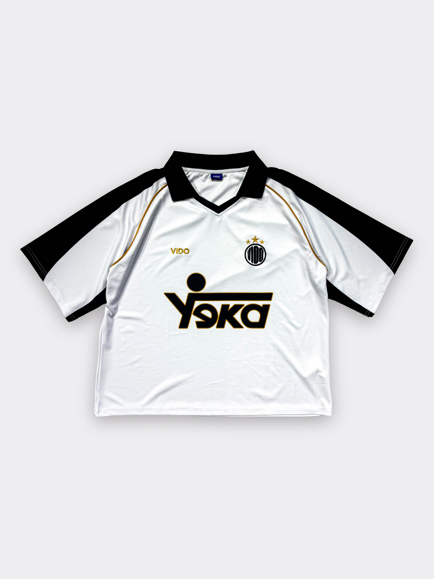 YEKA RETRO JERSEY - WHITE