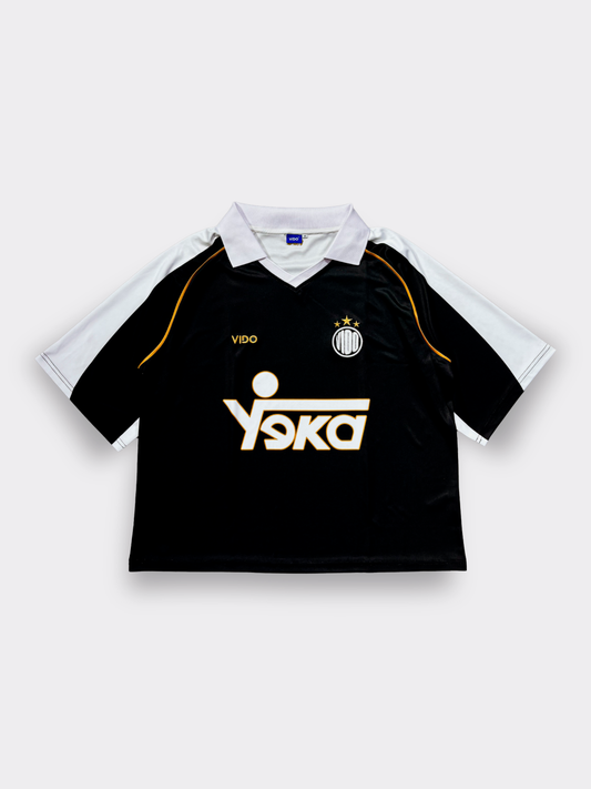 YEKA RETRO JERSEY - BLACK