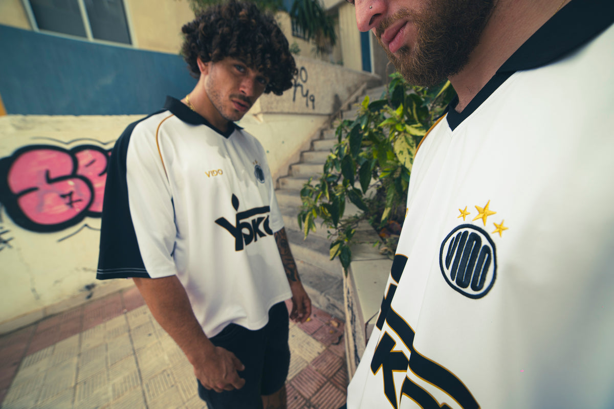 YEKA RETRO JERSEY - WHITE