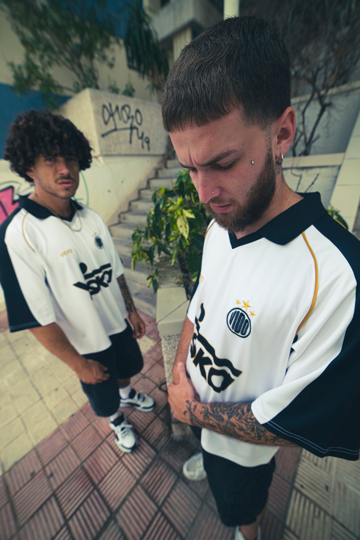 YEKA RETRO JERSEY - WHITE