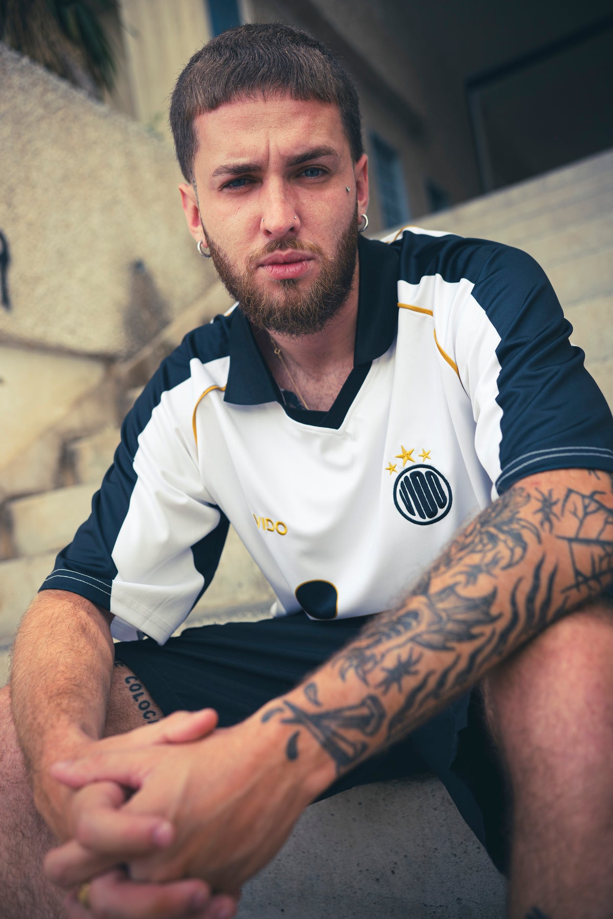 YEKA RETRO JERSEY - WHITE